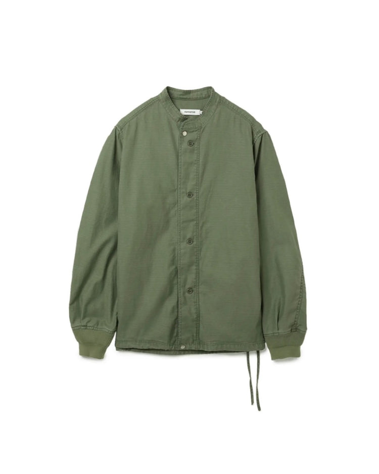 nonnative / TROOPER SHIRT JACKET COTTON BACKSATIN PIGMENT DYE / OLIVE / NN-SJ4701