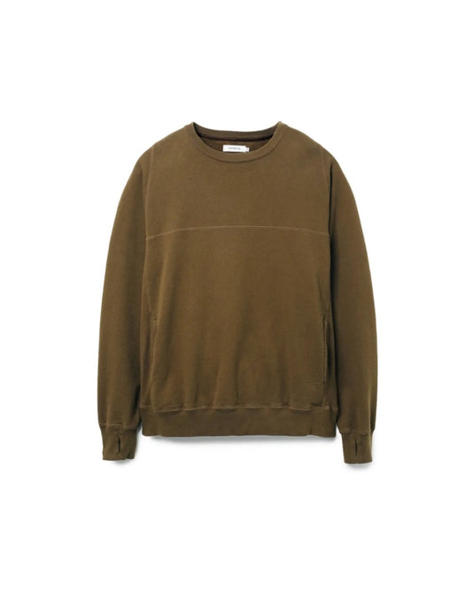 nonnative / DWELLER CREW PULLOVER COTTON SWEAT / COYOTE / NN-C4701