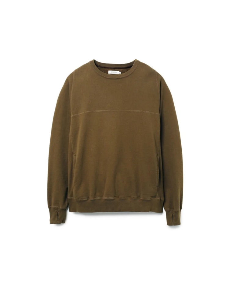 nonnative / DWELLER CREW PULLOVER COTTON SWEAT / COYOTE / NN-C4701