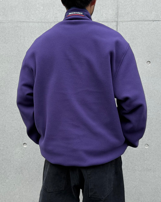DESCENDANT / HUMMING FLEECE PULLOVER / PURPLE / 252ATDS-CSM30