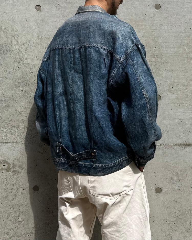 eye JUNYA WATANABE MAN / Levis 麻オックス 転写 1st JACKET (Ber Ber Jin) / INDIGO /