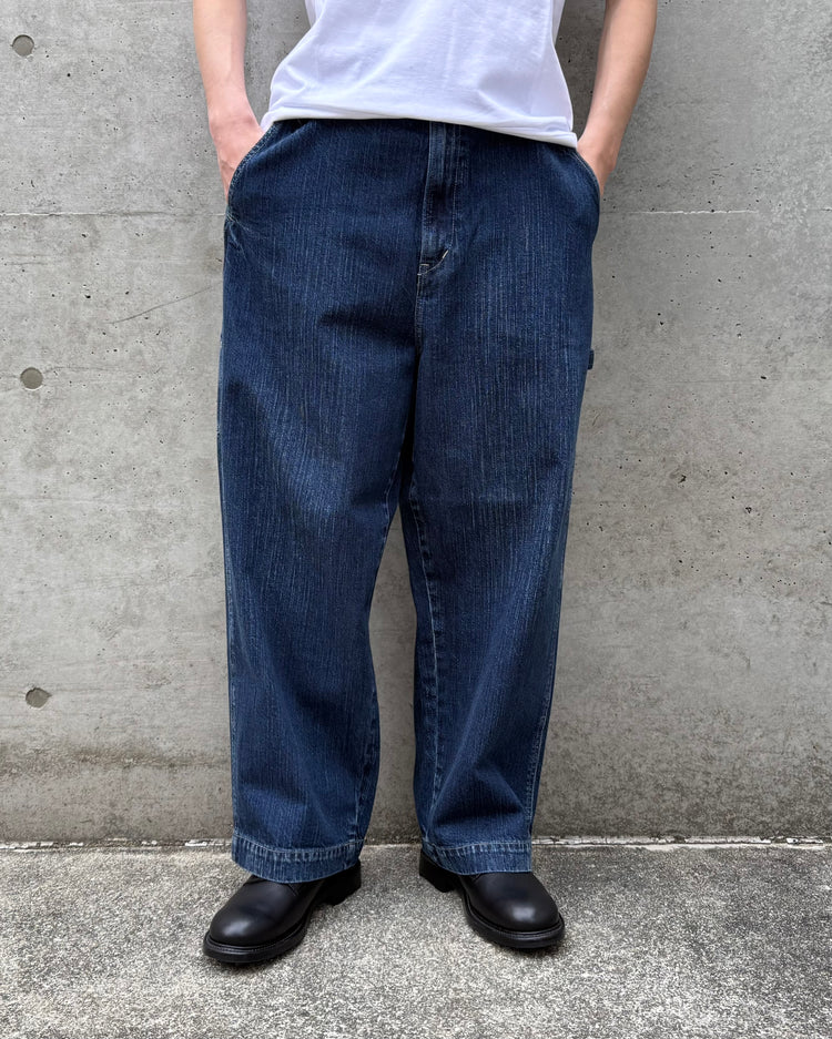 PORTER CLASSIC / STEINBECK DENIM PAINTER PANTS / NAVY / PC-005-2496