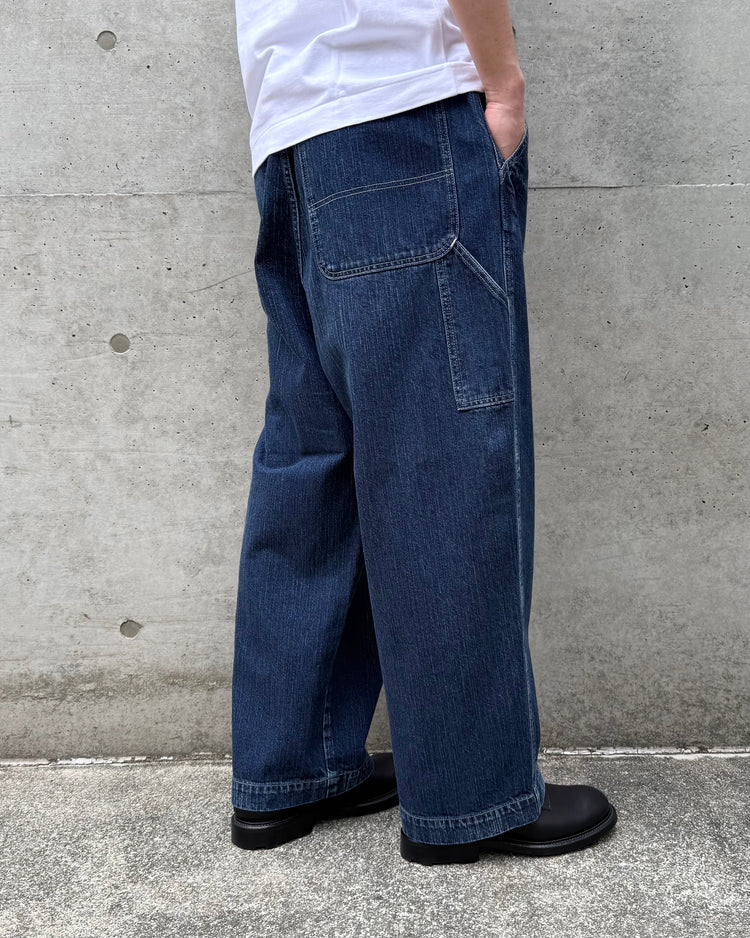 PORTER CLASSIC / STEINBECK DENIM PAINTER PANTS / NAVY / PC-005-2496