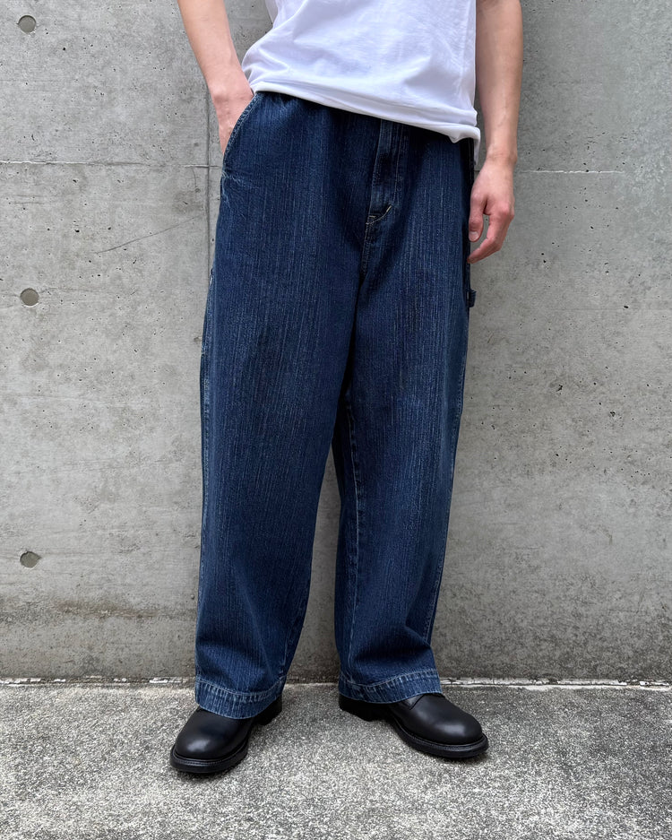 PORTER CLASSIC / STEINBECK DENIM PAINTER PANTS / NAVY / PC-005-2496