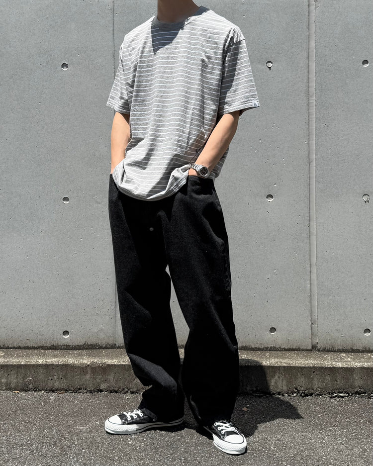 SEQUEL / FRAGMENT× SEQUEL ONE WASHED DENIM PANTS / SQ-26SS-PT-03 / BLACK