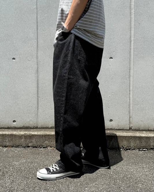 SEQUEL / FRAGMENT× SEQUEL ONE WASHED DENIM PANTS / SQ-26SS-PT-03 / BLACK