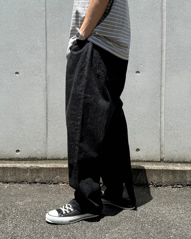 SEQUEL / FRAGMENT× SEQUEL ONE WASHED DENIM PANTS / SQ-26SS-PT-03 / BLACK