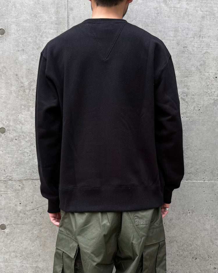 HYKE / SWEAT SHIRT / BLACK / 12415