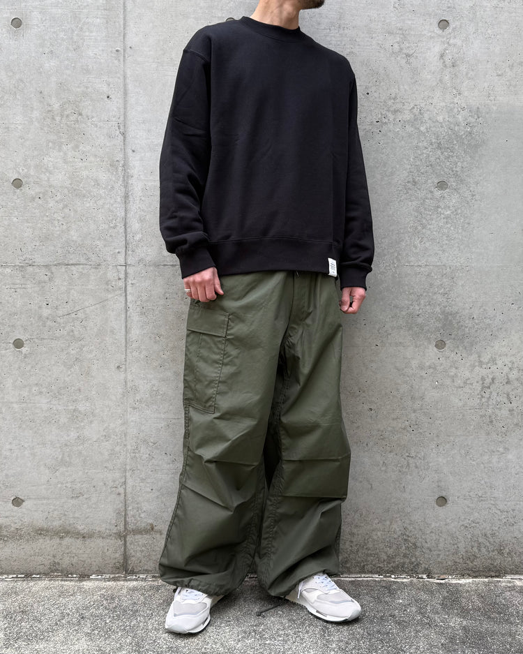 HYKE / SWEAT SHIRT / BLACK / 12415