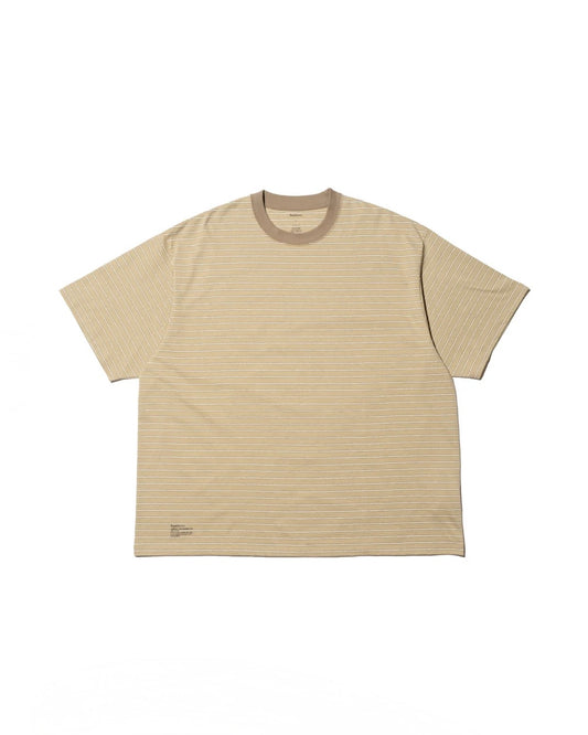 FreshService / COMPACT DRY BORDER TEE / BEIGE / FSC262-70119