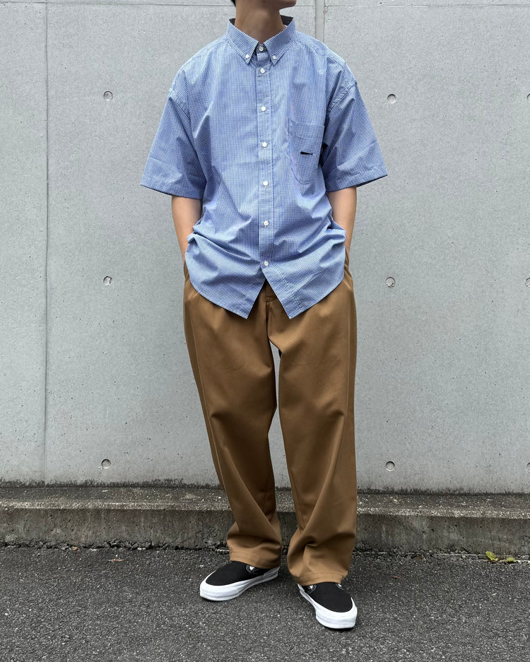 DESCENDANT / KENNEDY’S PLAID SS SHIRT / BLUE / 261WVDS-SHM06