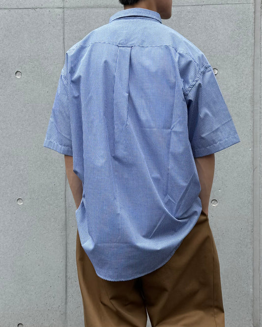 DESCENDANT / KENNEDY’S PLAID SS SHIRT / BLUE / 261WVDS-SHM06