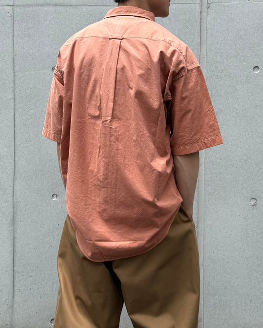 DESCENDANT / KENNEDY’S OXFORD SS SHIRT PIGMENT DYE / ORANGE / 261WVDS-SHM07