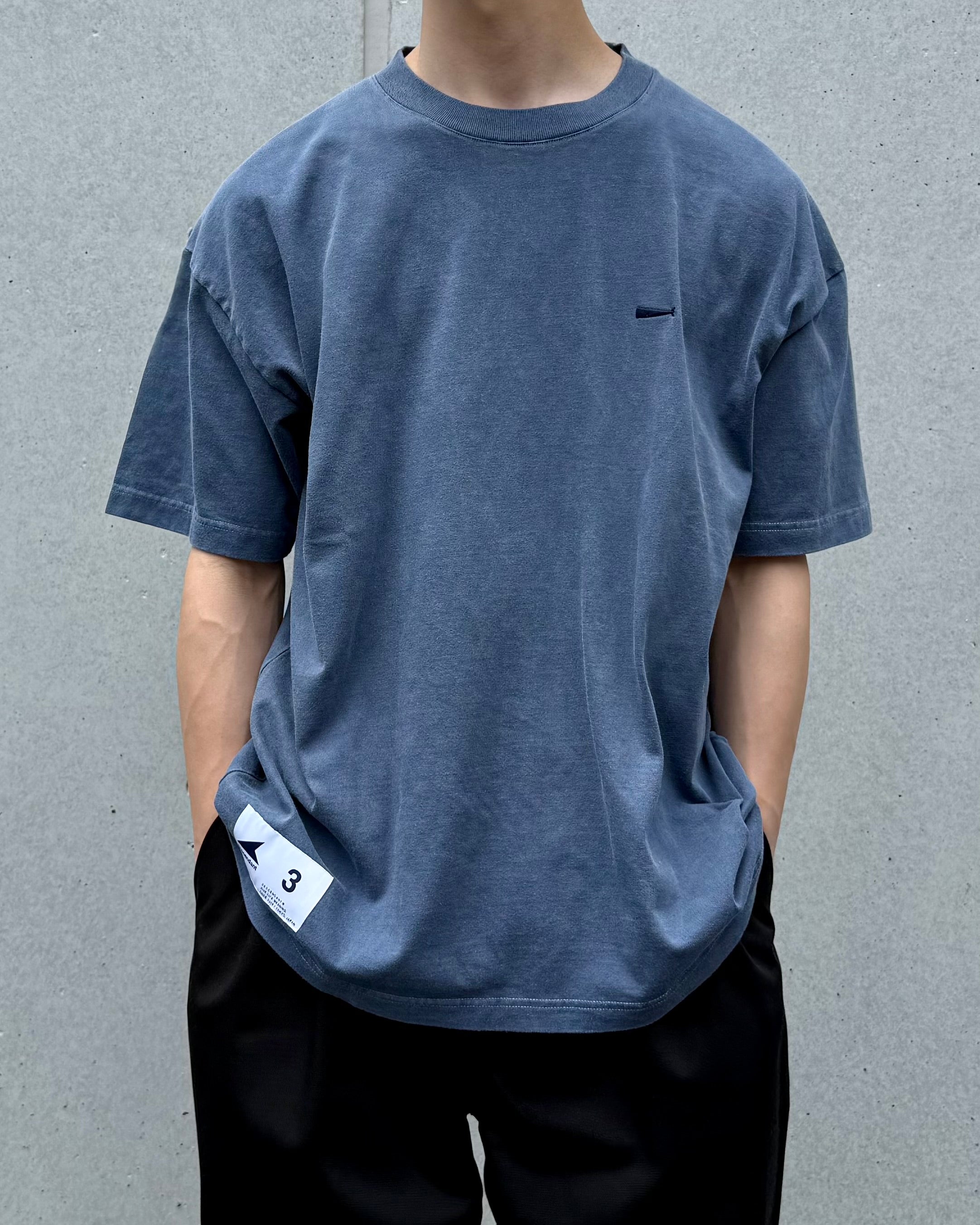 DESCENDANT / CACHALOT ORGANIC COTTON SS PIGMENT DYE / NAVY / 261ATDS-C