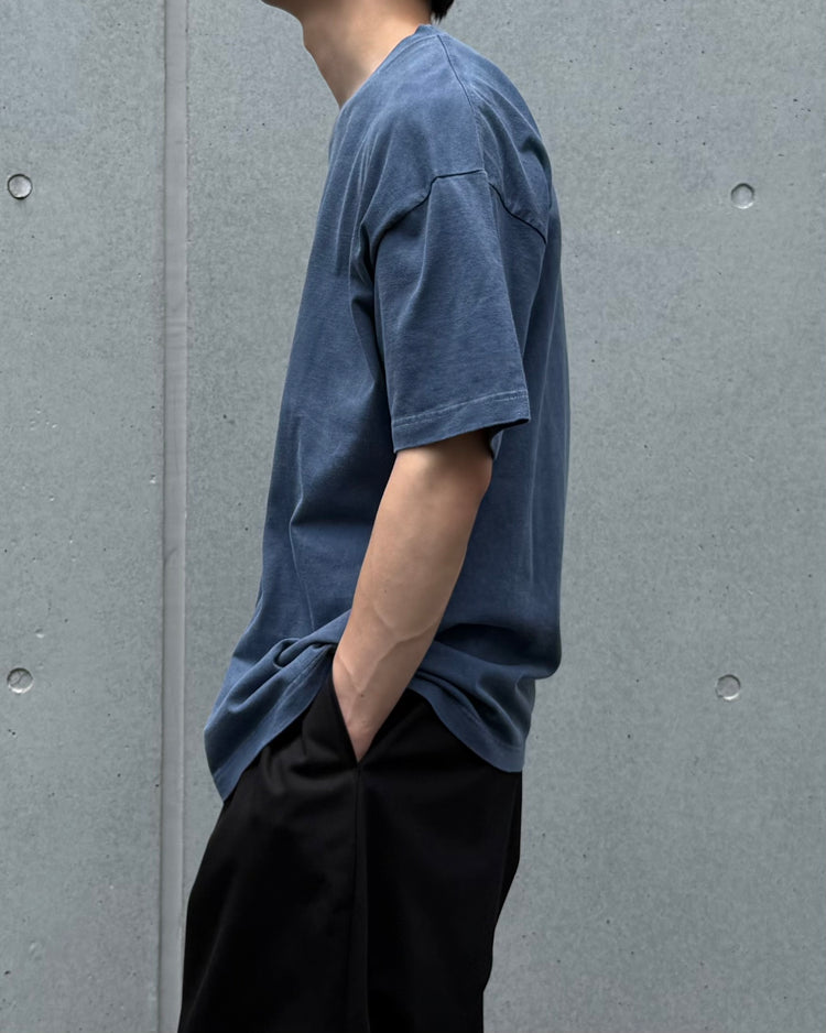 DESCENDANT / CACHALOT ORGANIC COTTON SS PIGMENT DYE / NAVY / 261ATDS-CSM19