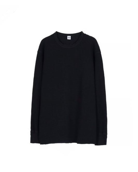 MASSES / THERMAL SHIRT L/S / BLACK