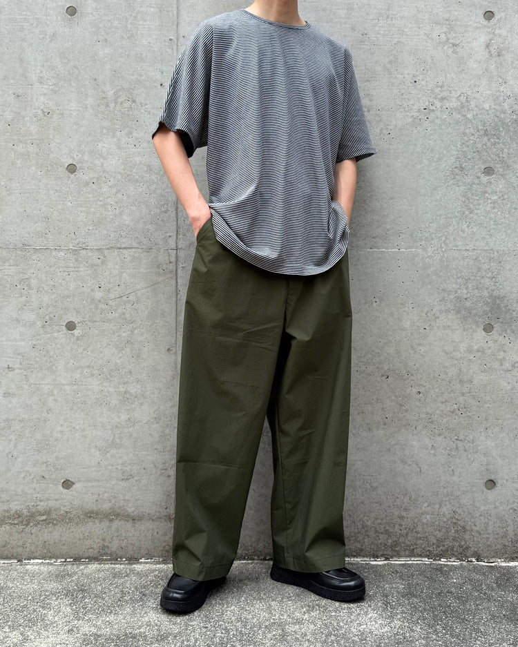 PORTER CLASSIC / POPLIN GENE KELLY PANTS / OLIVE /