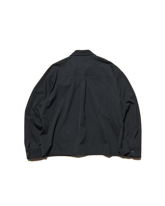 SOPHNET. / WASHER WOOL CPO SHIRT / BLACK / SPNT-252027