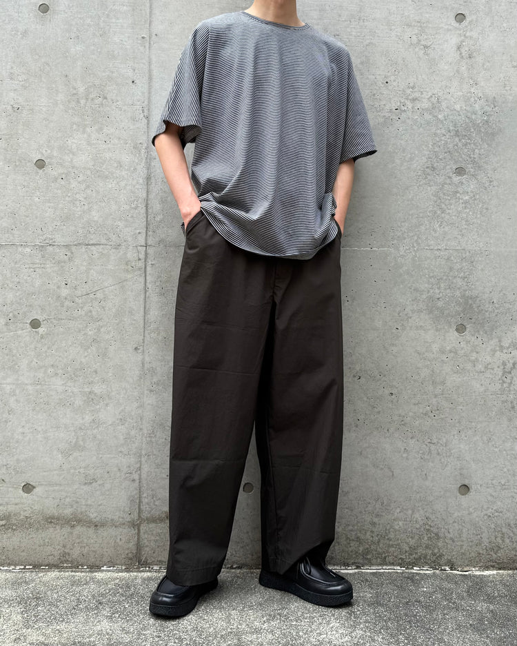 PORTER CLASSIC / POPLIN GENE KELLY PANTS / BROWN /