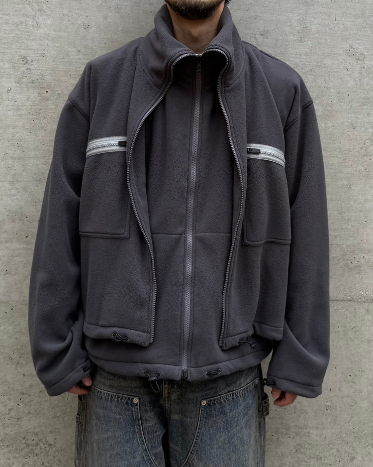DAIRIKU / Docking Fleece Jacket / Gray / 25AW J11