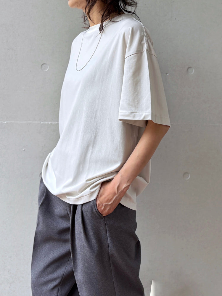 THE SHINZONE / FIBRIL HALF SLEEVE TEE / ECRU / 26SMSCU04
