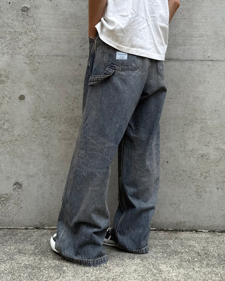 DAIRIKU / Vintage Washed Painter Denim Wide Pants / Indigo / 25AW D15
