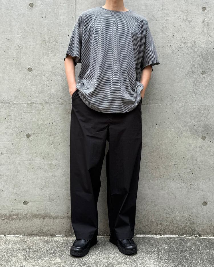 PORTER CLASSIC / POPLIN GENE KELLY PANTS / BLACK /