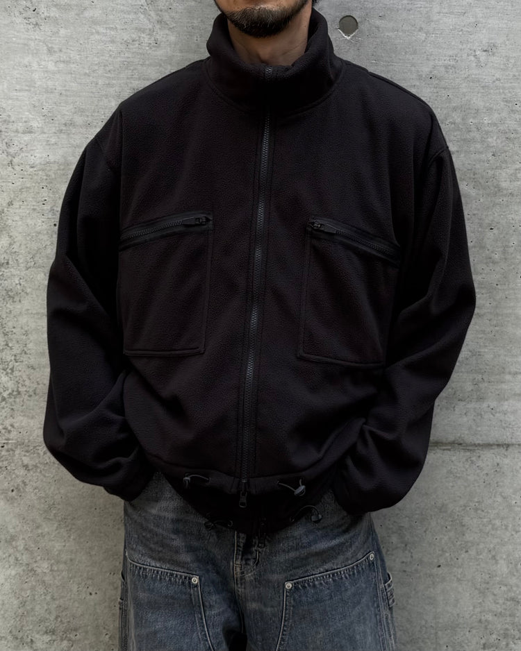 DAIRIKU / Docking Fleece Jacket / Black / 25AW J11