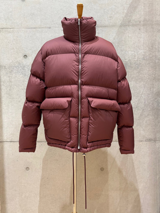 AURALEE / SUPER LIGHT NYLON RIPSTOP DOWN BLOUSON / BURGUNDY / A25AB01NL