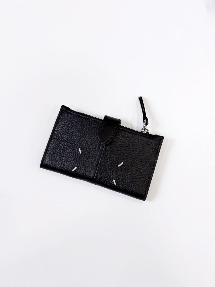 Maison Margiela / Card Holder+Coin Purse With Zip / BLACK / SA2VX0009P7268
