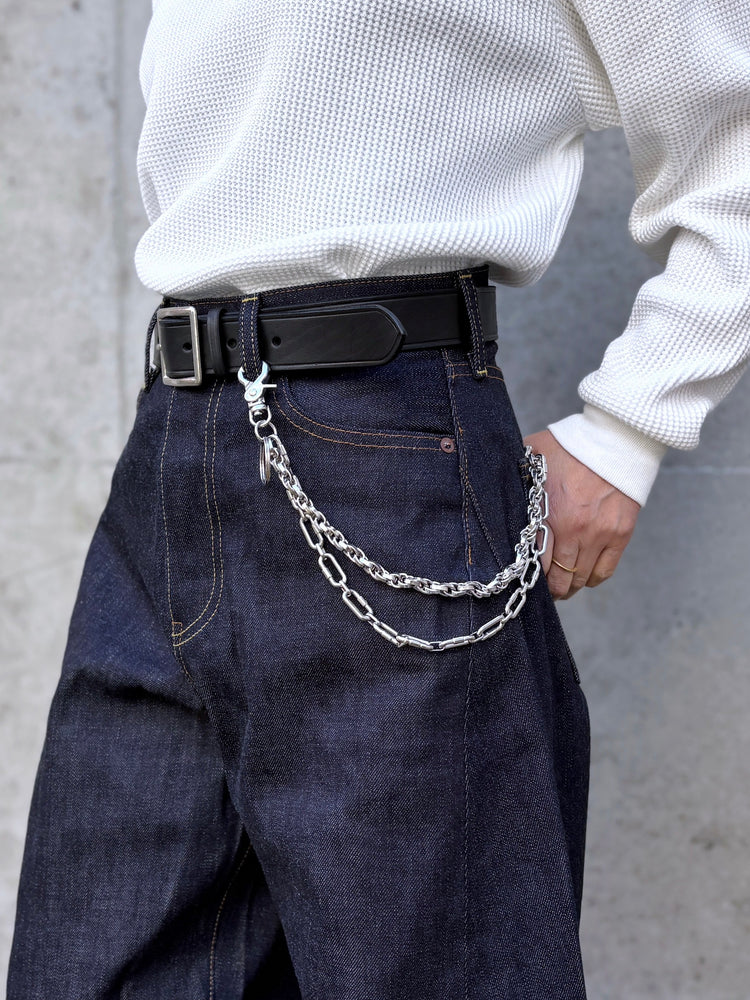 SEA / STAINLESS DOUBLE LINK WALLET CHAIN / SILVER