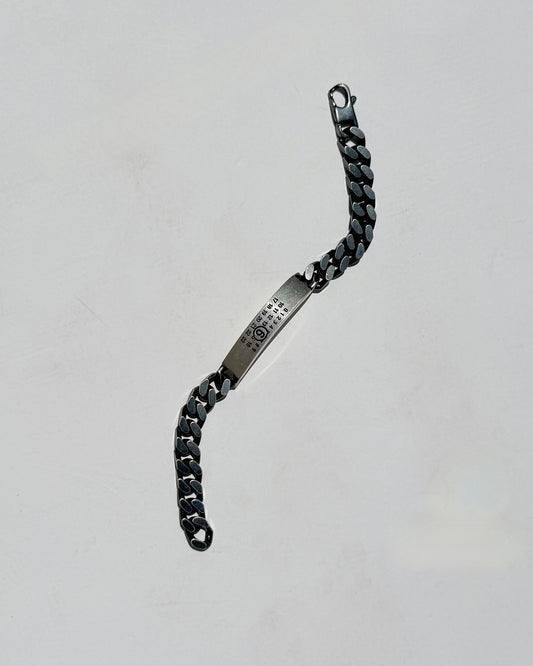 MM⑥ Maison Margiela / Minimal ID Chain Bracelet / Silver / SM6UY0049 SV0235