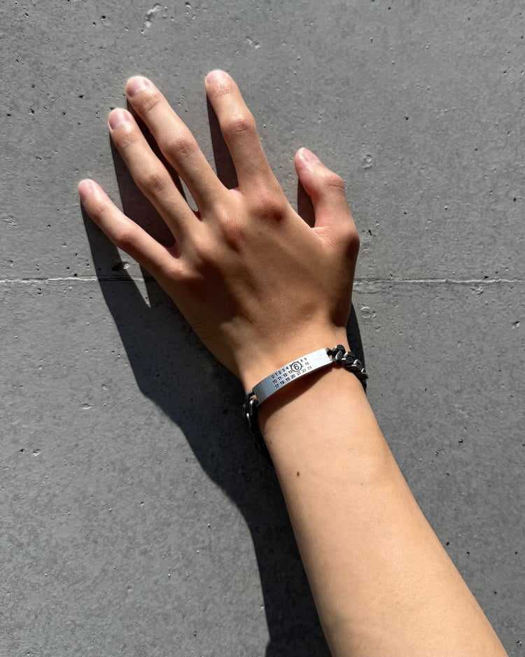 MM⑥ Maison Margiela / Minimal ID Chain Bracelet / Silver / SM6UY0049 SV0235
