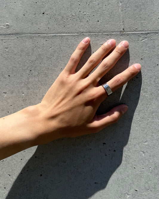 MM⑥ Maison Margiela / Minimal Logo Ring / Silver / SM6UQ0057 P6469
