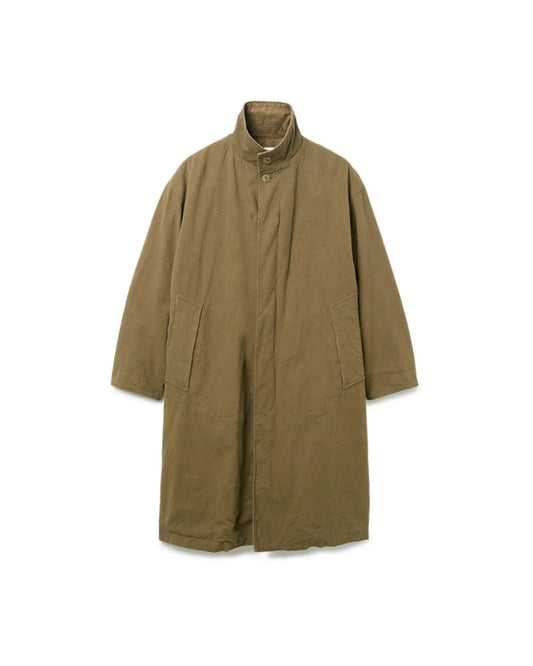 nonnative / WANDERER LONG COAT C/Li CANVAS SULFUR DYE WITH WINDSTOPPER® / COYOTE / NN-J4716