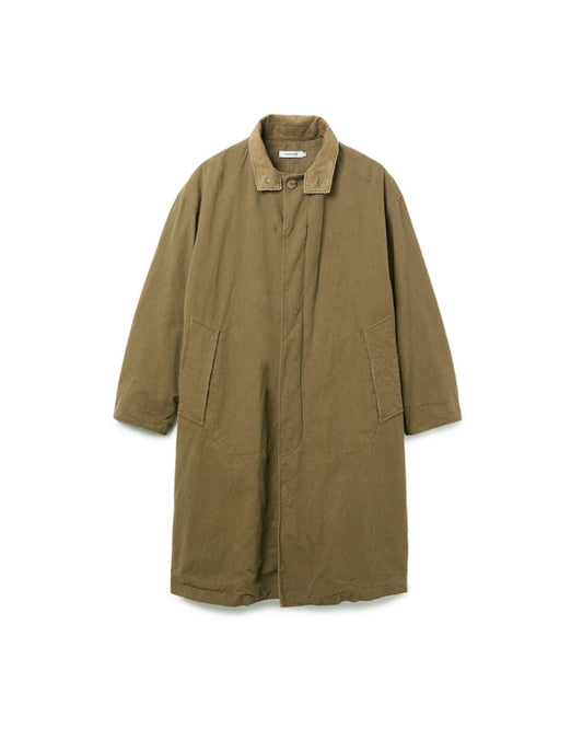 nonnative / WANDERER LONG COAT C/Li CANVAS SULFUR DYE WITH WINDSTOPPER® / COYOTE / NN-J4716