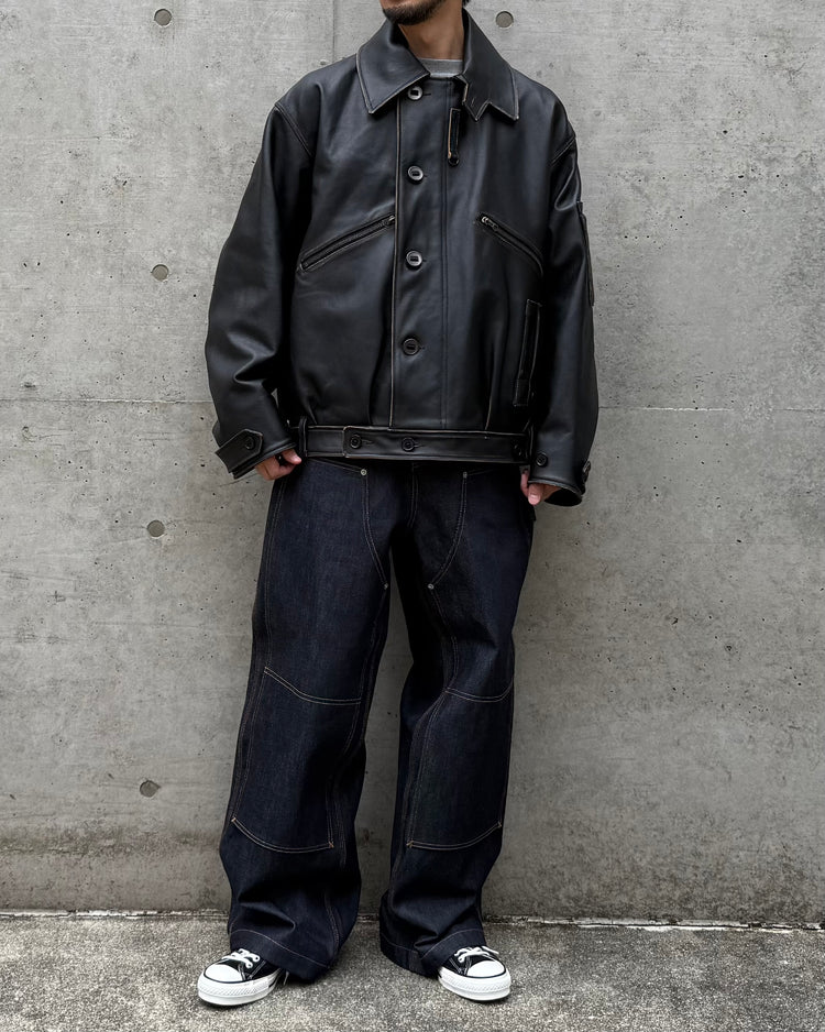 DAIRIKU / Inception leather MK3 Jacket / Black / 25AW O6