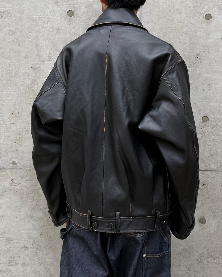 DAIRIKU / Inception leather MK3 Jacket / Black / 25AW O6