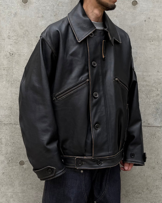 DAIRIKU / Inception leather MK3 Jacket / Black / 25AW O6