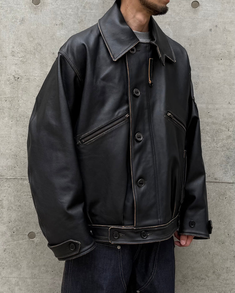 DAIRIKU / Inception leather MK3 Jacket / Black / 25AW O6