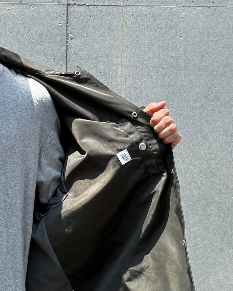 blurhmsROOTSTOCK / Washed Nylon Coach Jacket / Dark olive