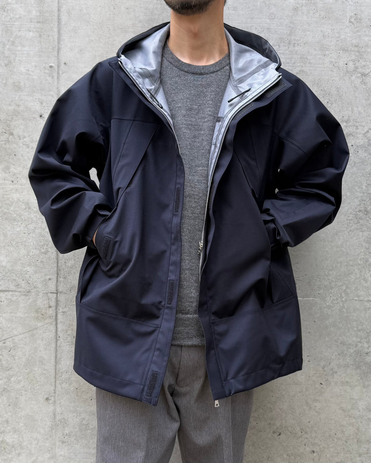 SOPHNET. / 3LAYER WOOL MOUNTAIN JACKET / NAVY / SPNT-252014