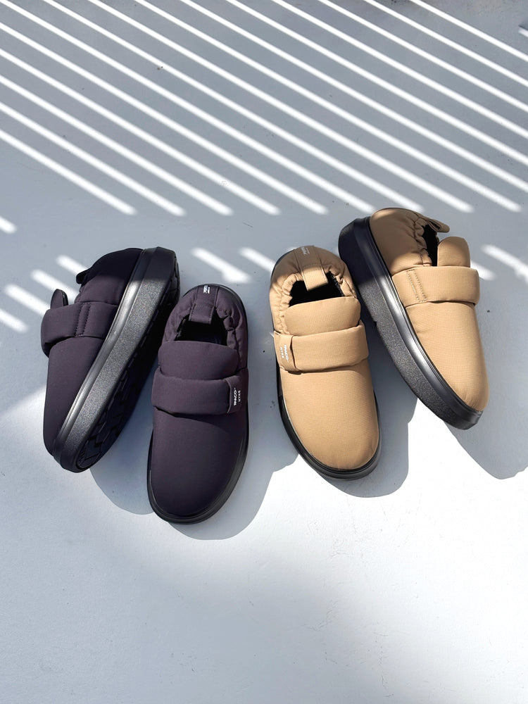 HYKE / ≪Genderless≫×PPACO SOFT-PAD BELT SHOES(FAT SOLE) HYKE Edition / BEIGE / 19393 /