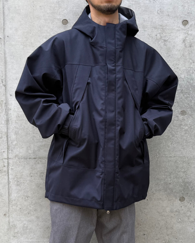 SOPHNET. / 3LAYER WOOL MOUNTAIN JACKET / NAVY / SPNT-252014