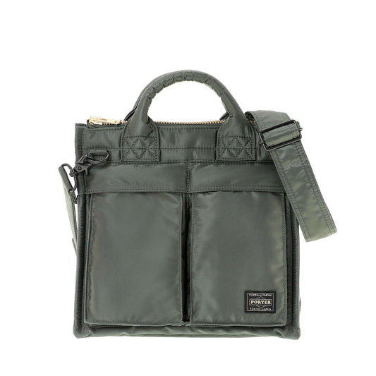 PORTER / TANKER SQUARE TOTE BAG / SAGE GREEN / 622-27844