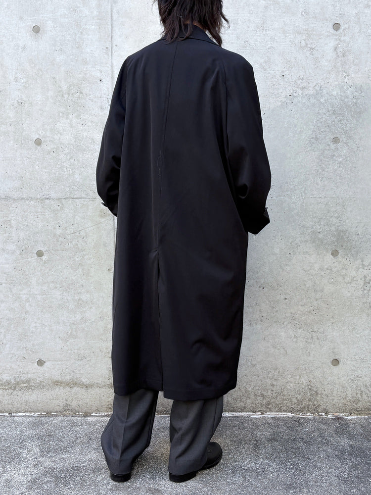 AURALEE / LIGHT WOOL MAX GABARDIN COAT / TOP BLACK / A26SC06MG