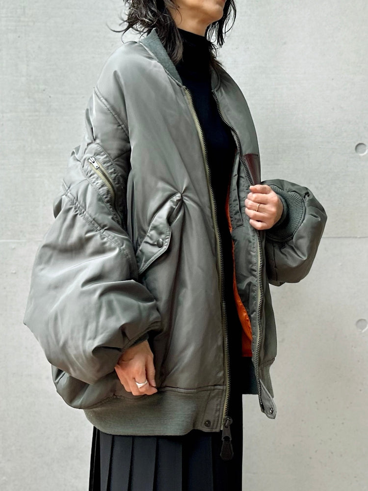 JUNYA WATANABE / ドロップショルダーMA-1ジャケット / セージグリーン / JP-J012-051