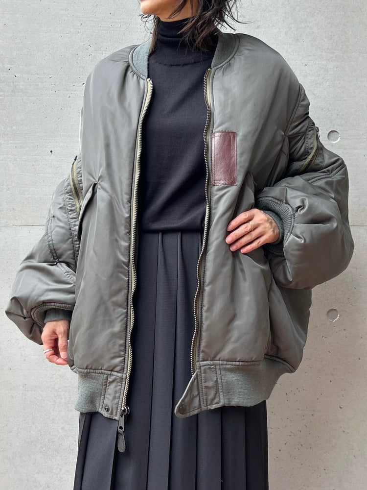 JUNYA WATANABE / ドロップショルダーMA-1ジャケット / セージグリーン / JP-J012-051