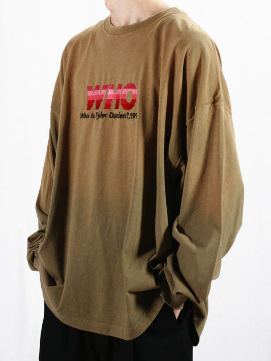 DAIRIKU / "WHO"VINTAGE THEME L/S / KHAKI / 24AW-C-16