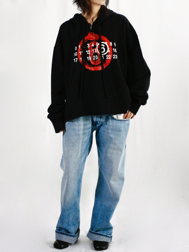 MM⑥ Maison Margiela / Year of the Snake(蛇年)スウェットシャツ / BLACK / S62GU0136-M25014